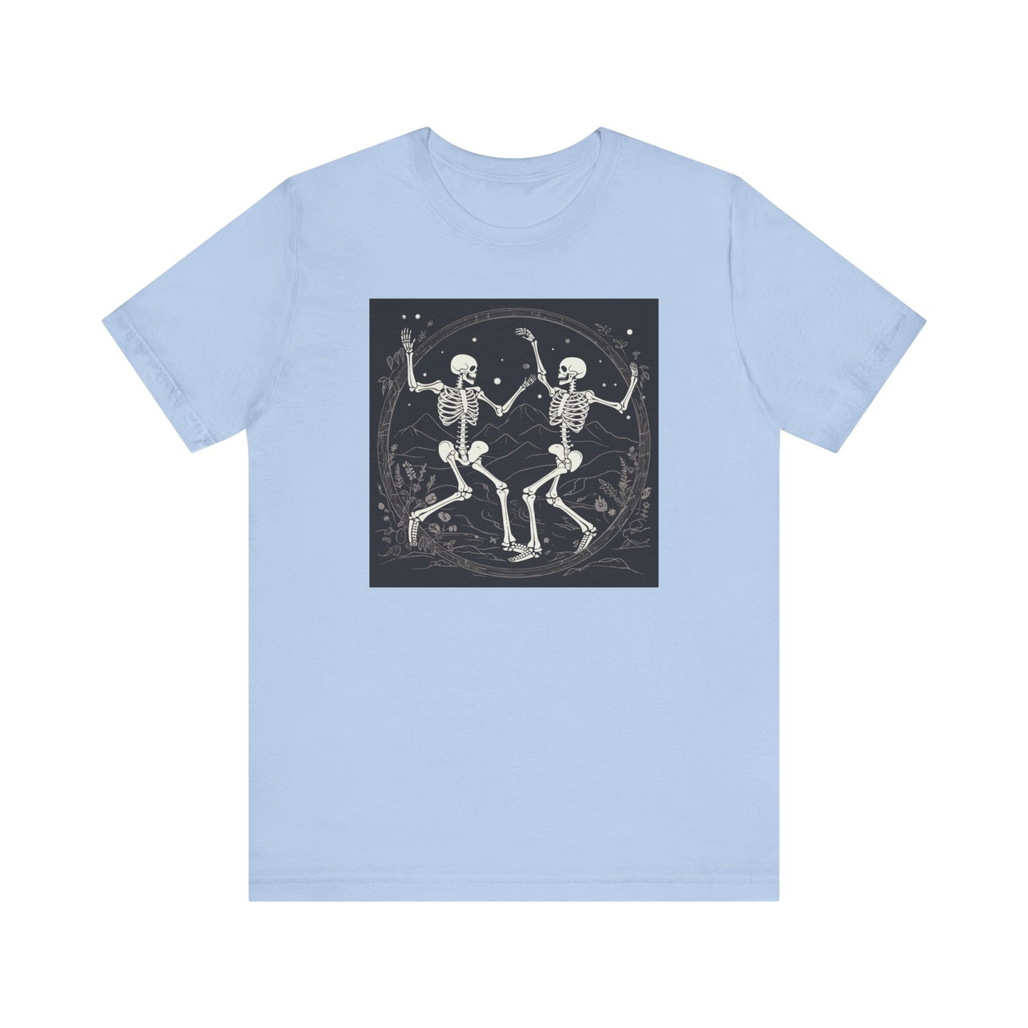 Dancing Skeletons Unisex Jersey Short Sleeve Tee