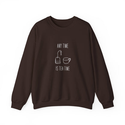 Any Time Tea Time Unisex Crewneck Sweatshirt