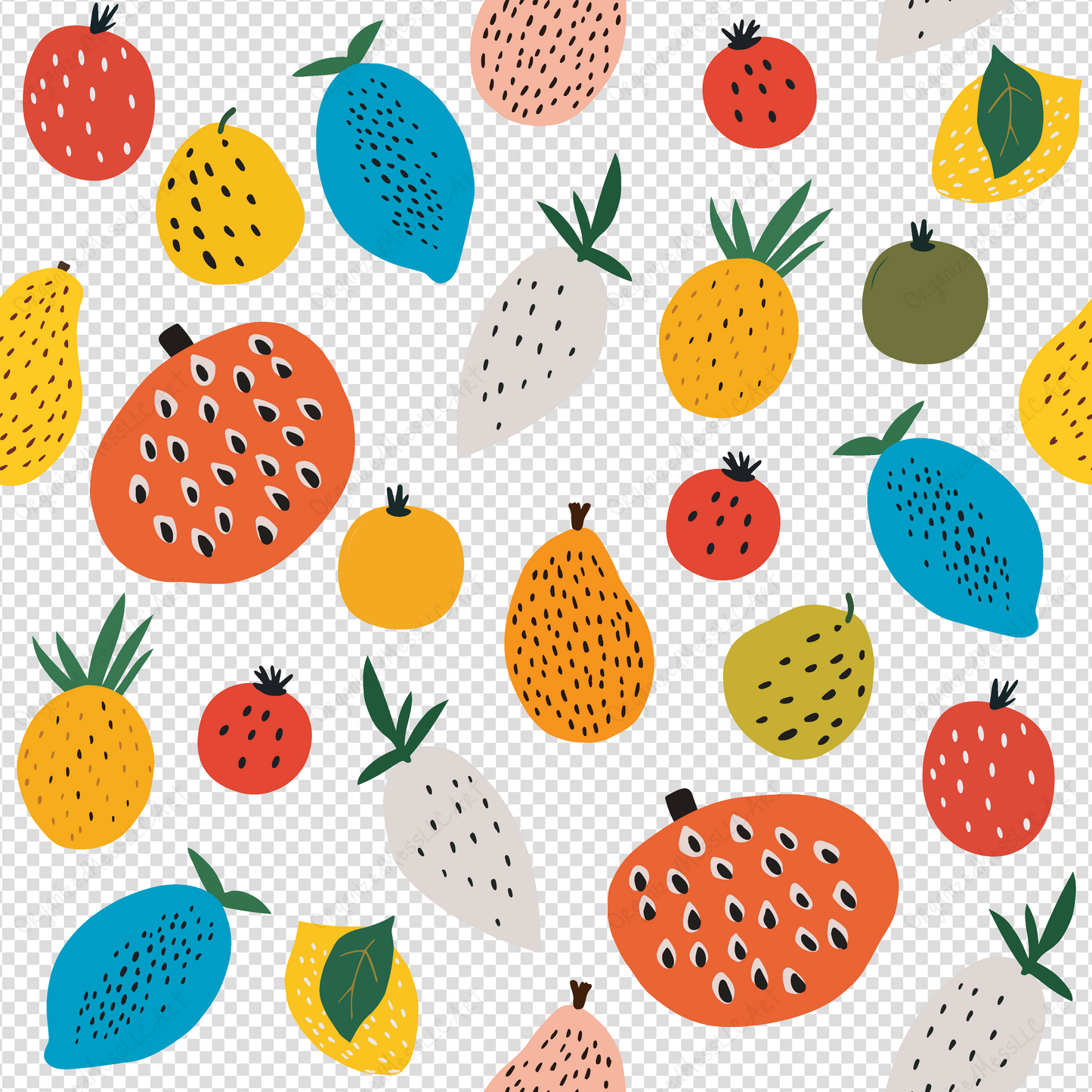 background with fruits