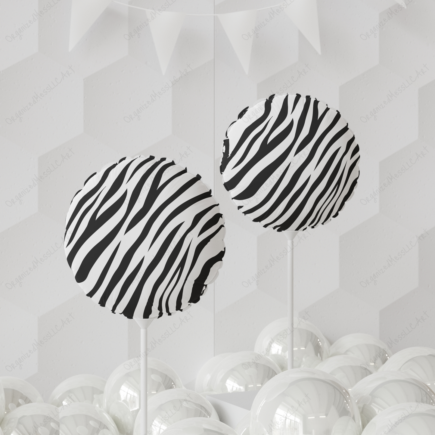 Zebra Pattern Instant Digital Download High Resolution PNG Format Digital Illustration