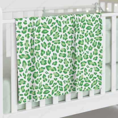 Green Leopard Pattern Instant Digital Download High Resolution PNG Format Digital Illustration