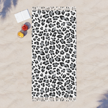 Grey Leopard Pattern Instant Digital Download High Resolution PNG Format Digital Illustration