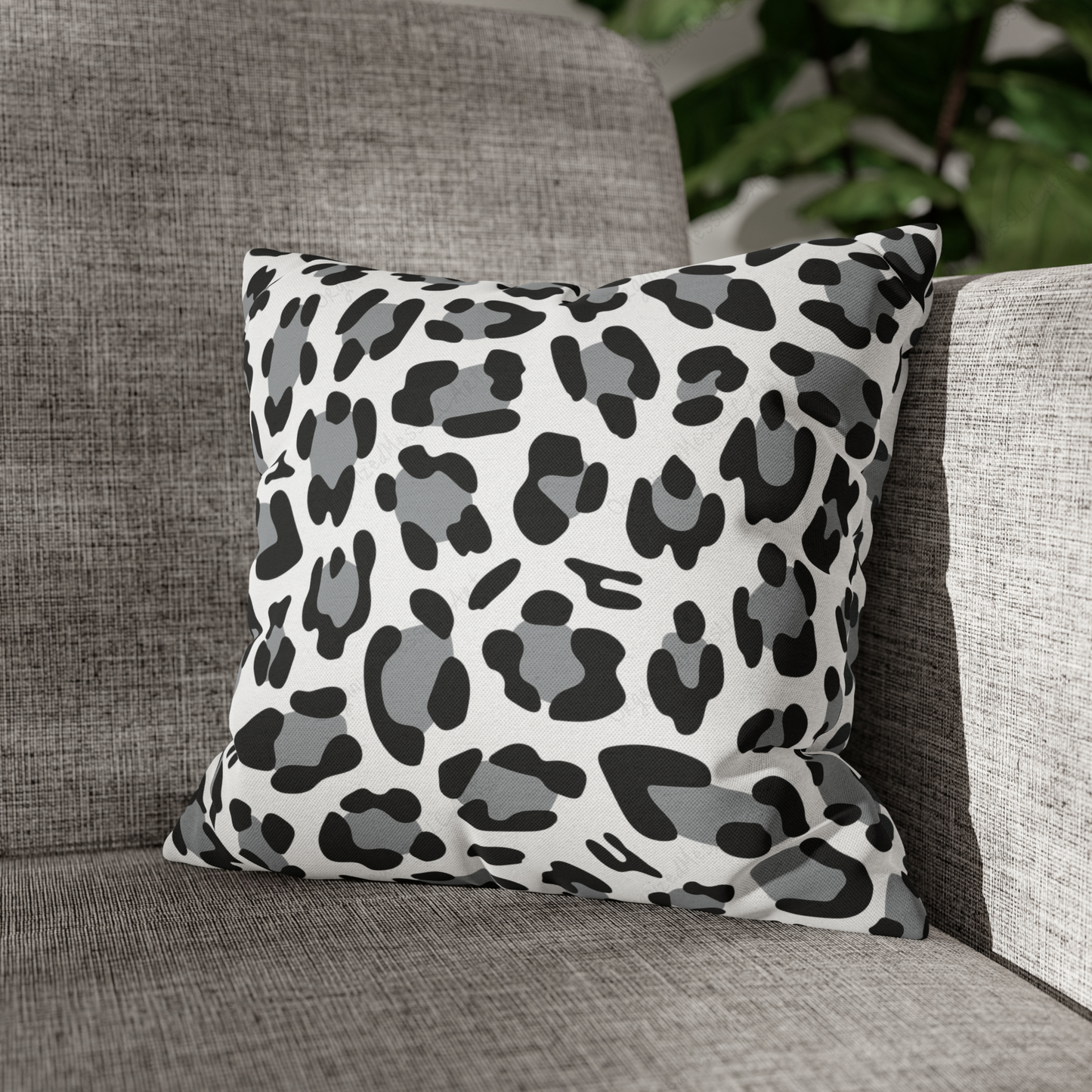 Grey Leopard Pattern Instant Digital Download High Resolution PNG Format Digital Illustration