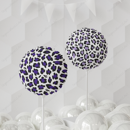 Purple Leopard Pattern Instant Digital Download High Resolution PNG Format Digital Illustration