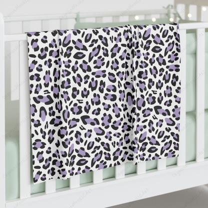 Purple Leopard Pattern Instant Digital Download High Resolution PNG Format Digital Illustration