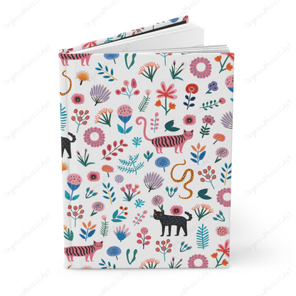 Floral Felines 2 Pattern Instant Digital Download High Resolution PNG Format Digital Illustration