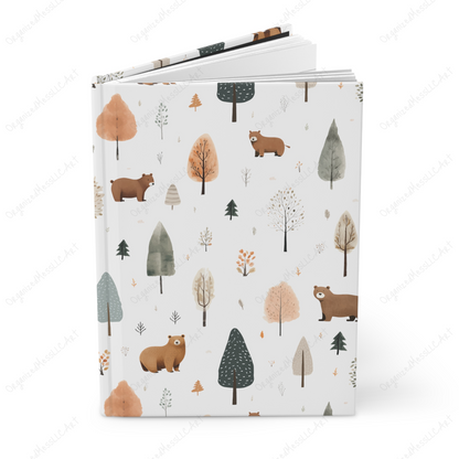 Bears in the Forest pattern high resolution images transparent background png