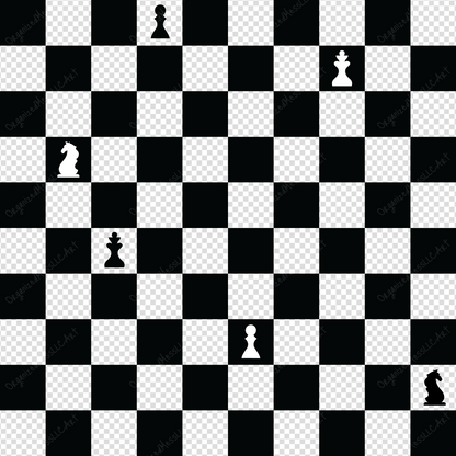 Chess Board Pattern Instant Digital Download High Resolution PNG Format Digital Illustration