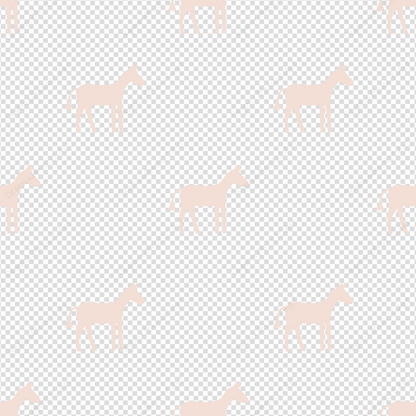 Donkey Pattern Instant Digital Download High Resolution PNG Format Digital Illustration