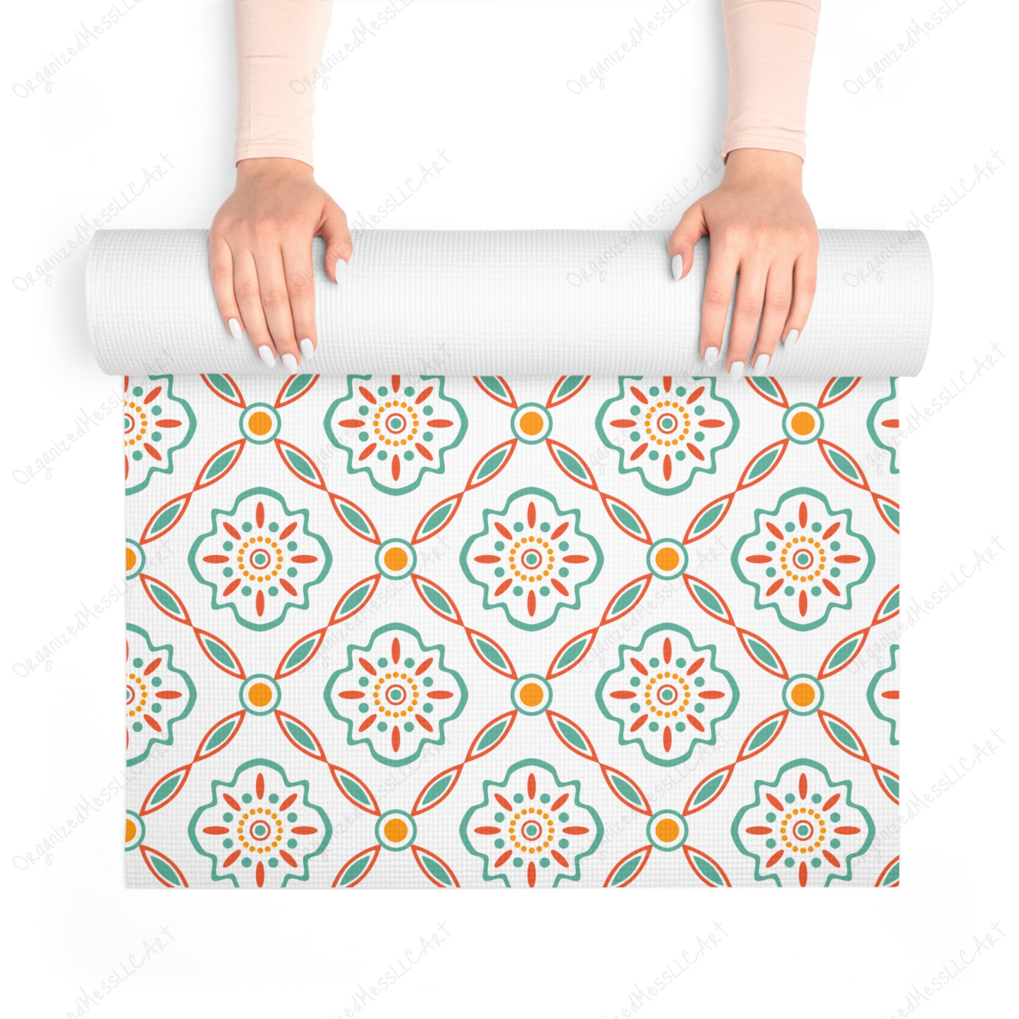 Colorful Tile Pattern 1 Instant Digital Download High Resolution PNG Format Digital Illustration