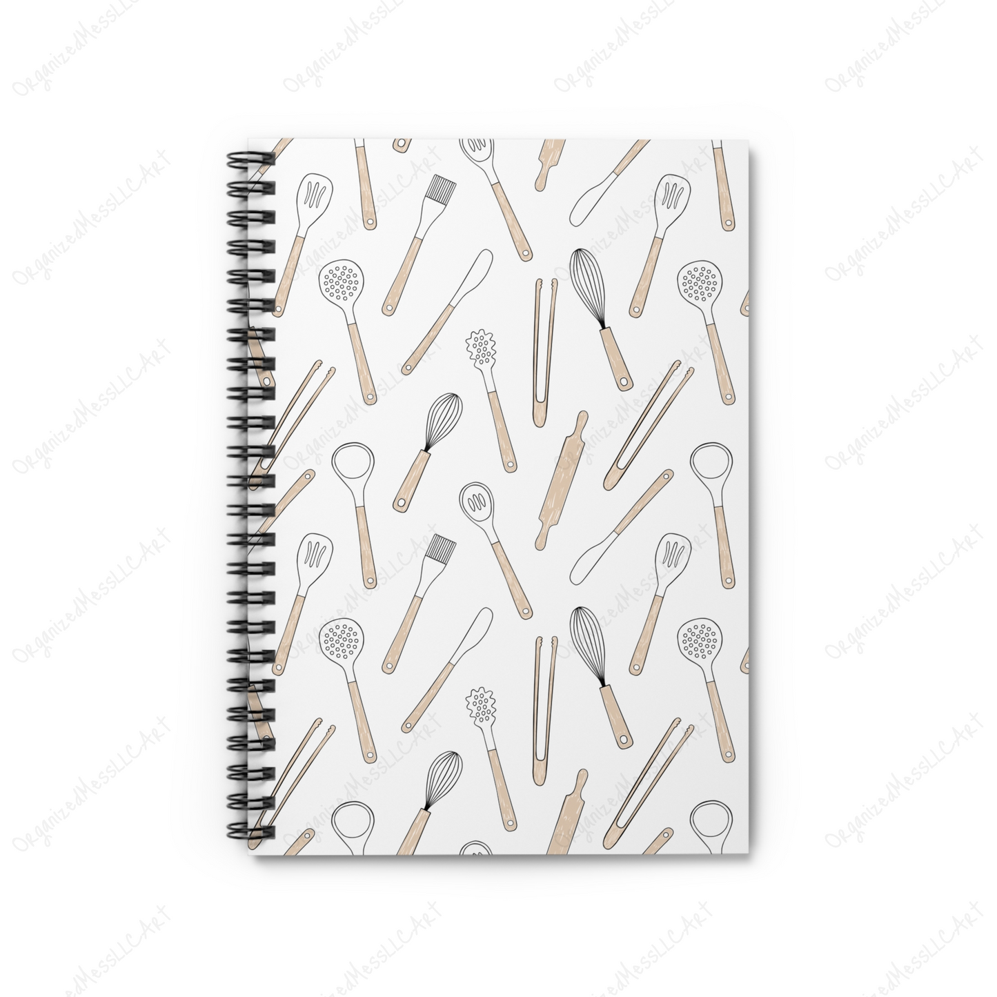 Kitchen Utensils Pattern Digital Download High Resolution PNG Format