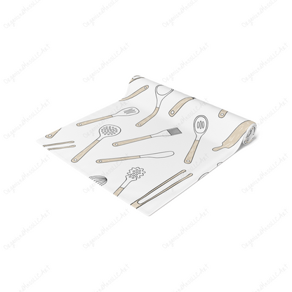 Kitchen Utensils Pattern Digital Download High Resolution PNG Format